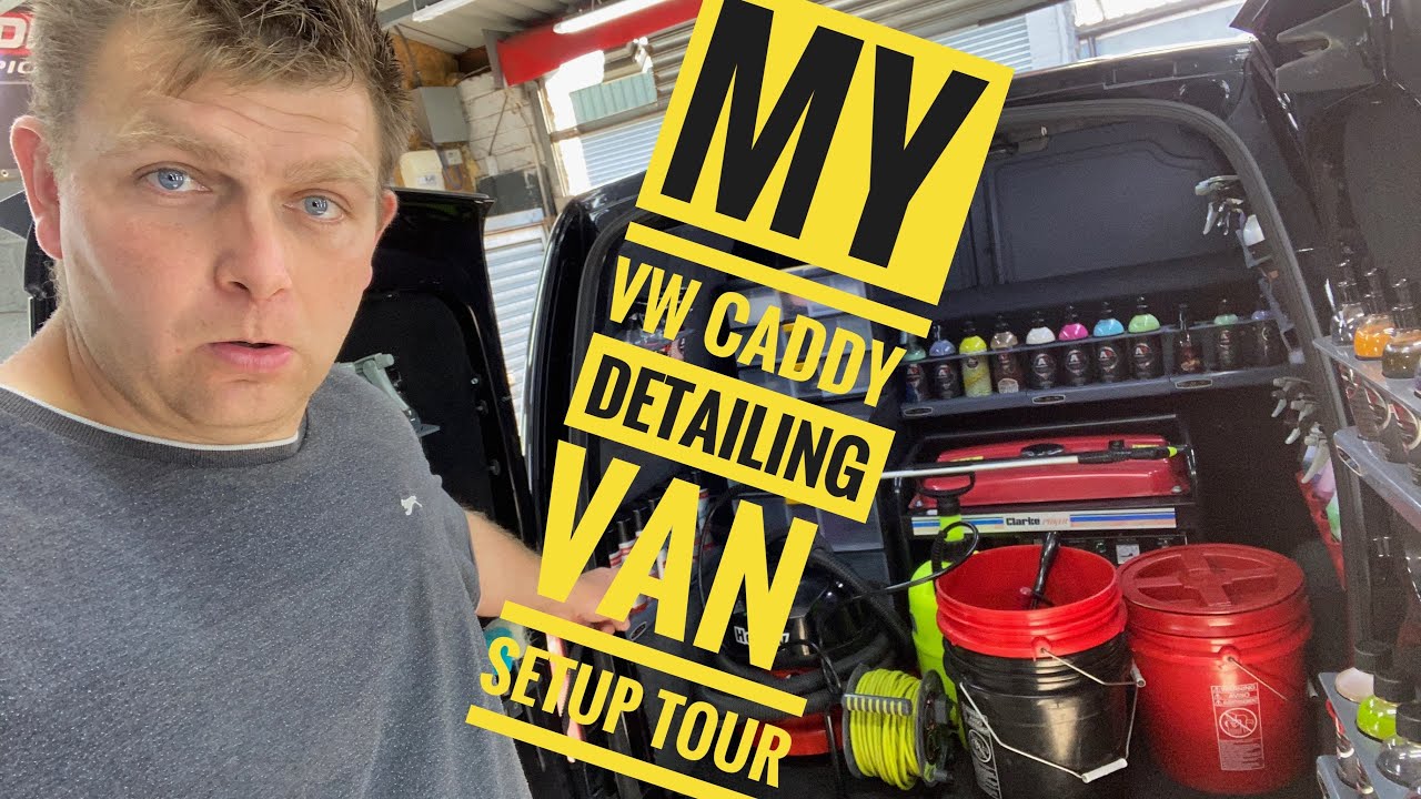 MY VOLKSWAGEN CADDY DETAILING VAN SETUP TOUR 2020