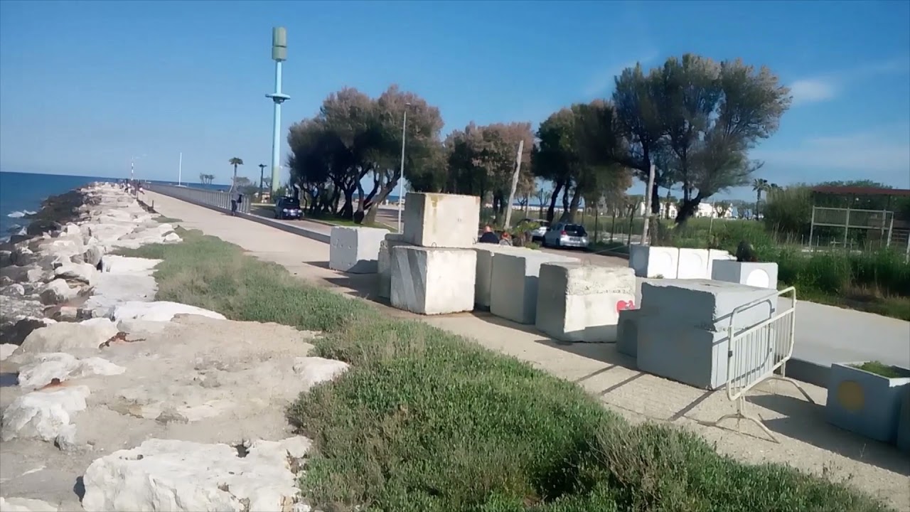 La foce del fiume Tronto -  Martinsicuro - Abruzzo - Italy