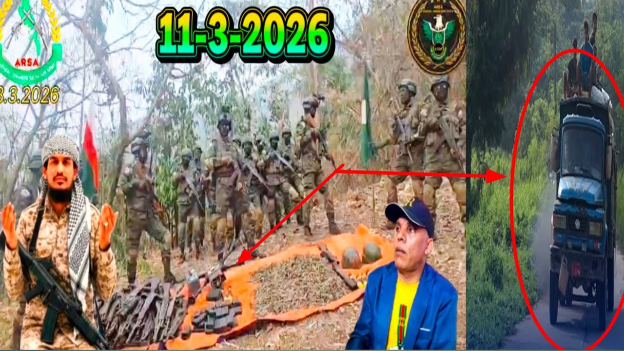 11 March 2026 Rohingya Salvation Army Breaking News ARSA VS AA Rakhine @KINGDOMOFARKANTV 