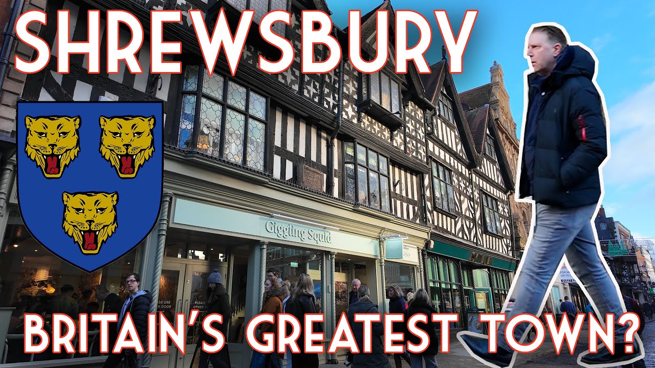 Is Shrewsbury Britain's greatest town? Join me on a medieval street tour and an abbey visit to see!
