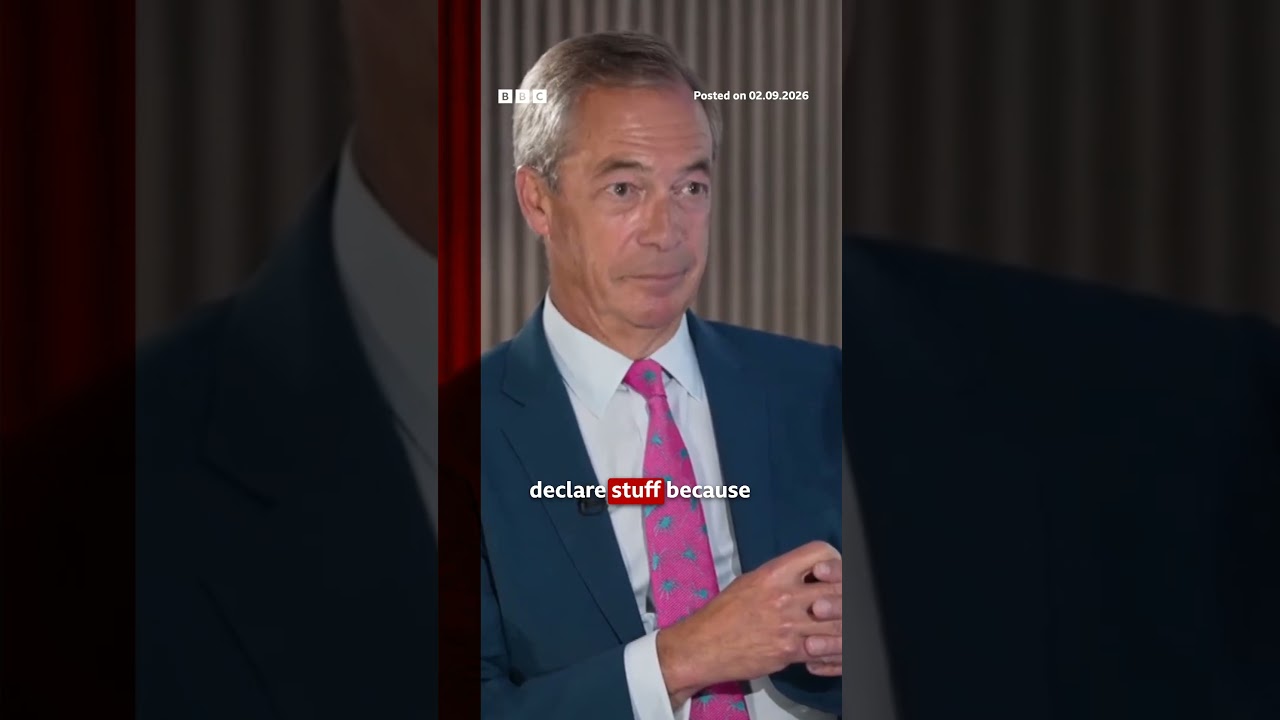 Nigel Farage insists he's 'broken no rules'. #BBCNews