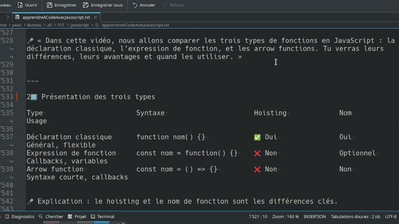👉 JavaScript : Comparer Déclaration, Expression et Arrow Function (Différences et Pratiques) Part1