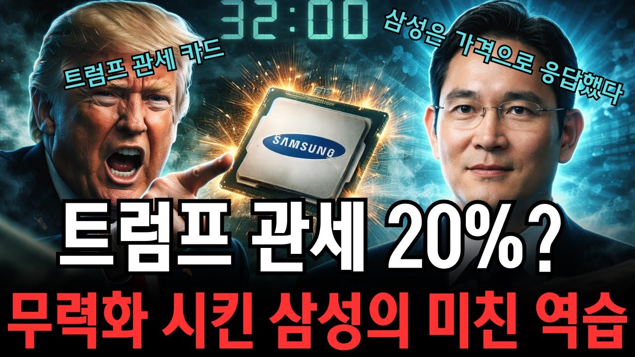 삼성전자, 퀄컴 전격 복귀 확정? 트럼프 관세 뒤집은 결정적 이유. 5년의 치욕을 끝낸 삼성의 '비밀 병기', 엔비디아조차 무릎 꿇었다