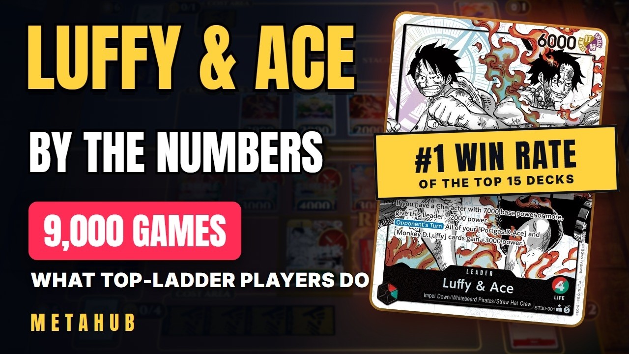 Luffy & Ace Deck Guide By The Numbers: 9,000 Top-Ladder Games | One Piece TCG OP17