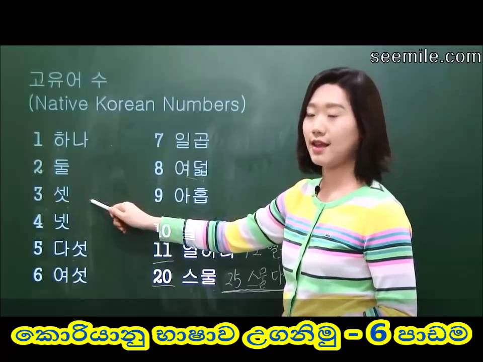 Korean Language Lessons - No 06 ( Part- 2 ) Srilanka Boys Korea Life