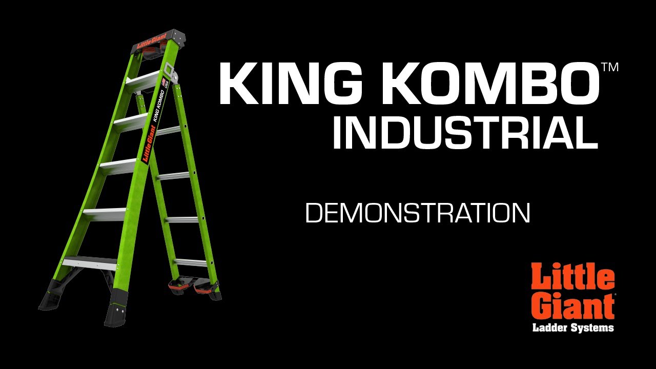 Демонстрационная модель King Kombo 2.0 Industrial | Рейтинг IAA 375 фунтов | Лестничные системы L...