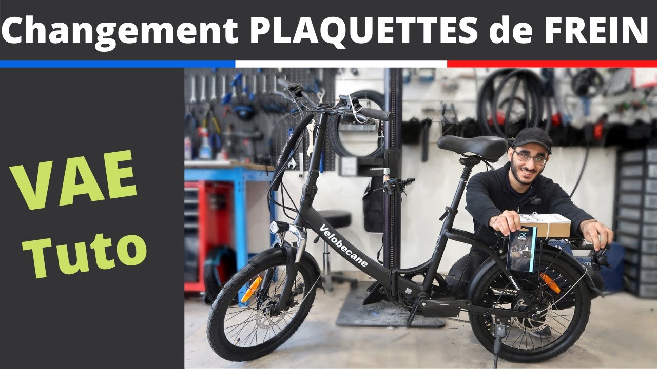 🚲 Tutoriel - CHANGEMENT des plaquettes de FREIN sur VÉLO ÉLECTRIQUE *VÉLOBECANE*