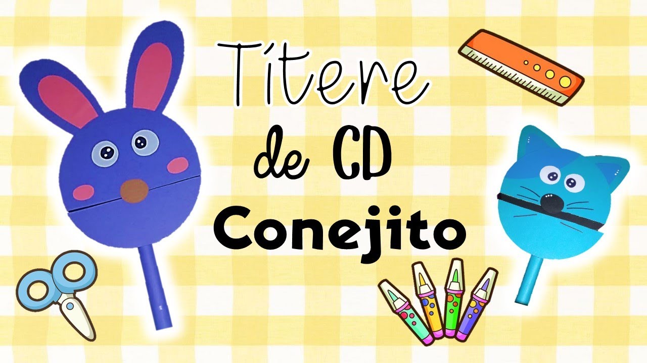 Cómo realizar el TÍTERE de CD | Títere de material reciclado | Zukistrukis