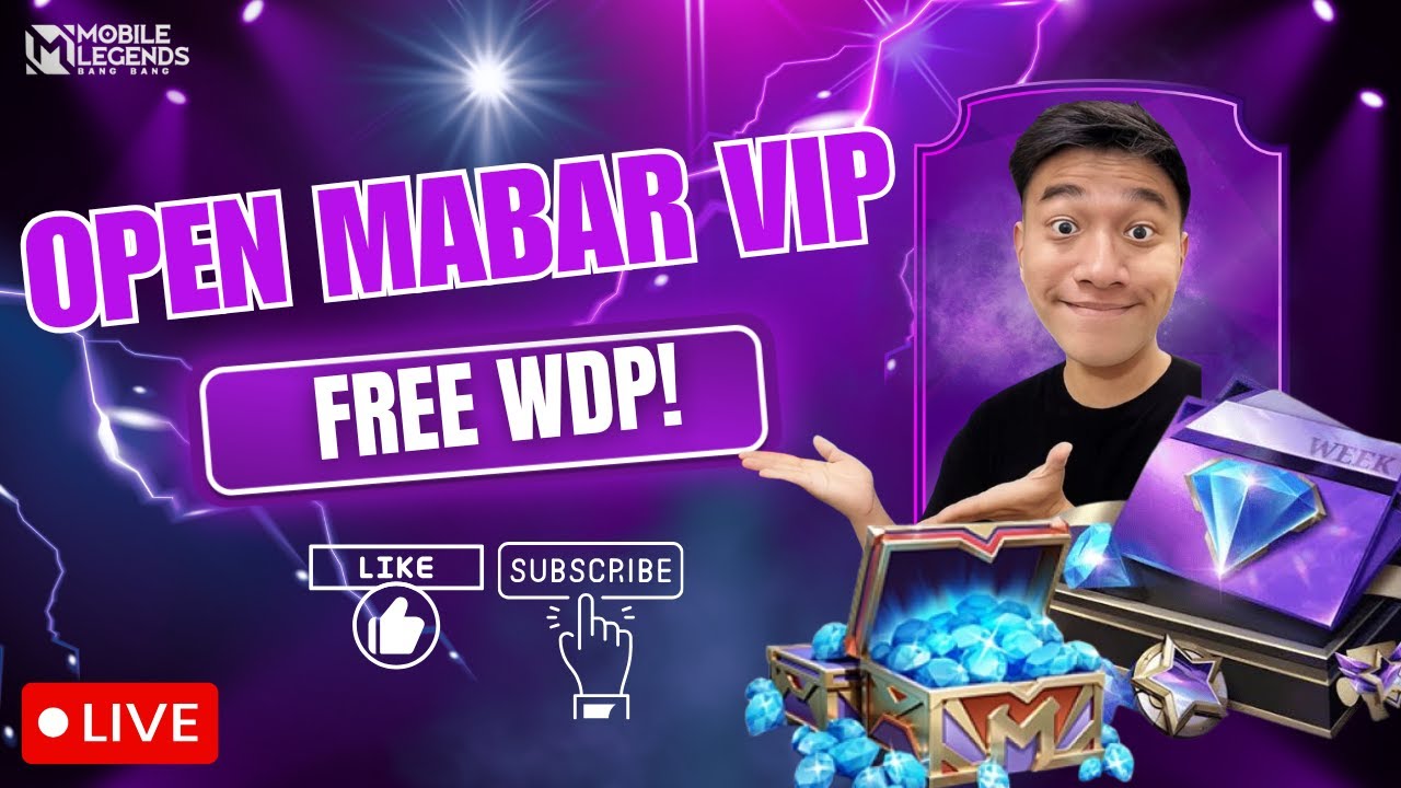 🔴LIVE | MABAR VIP MAIN 5 JAM + DAPET WDP #mediashareon #mobilelegends #mlbb #mlbbcreatorcamp