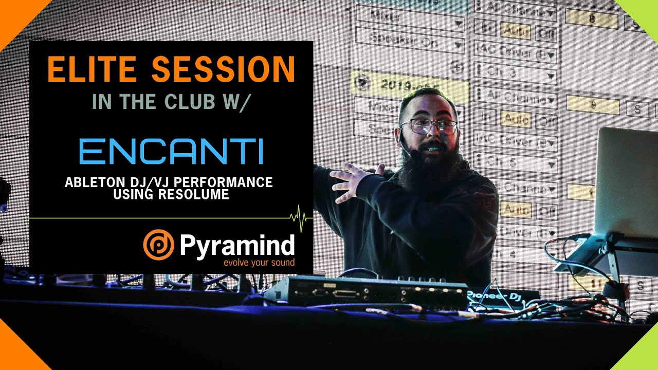 Ableton DJ/VJ Performance Using Resolume with Encanti