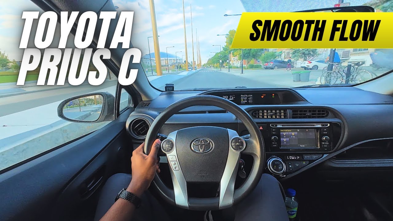 ASMR POV Drive | 2019 Toyota Prius C Hybrid | PM Calm