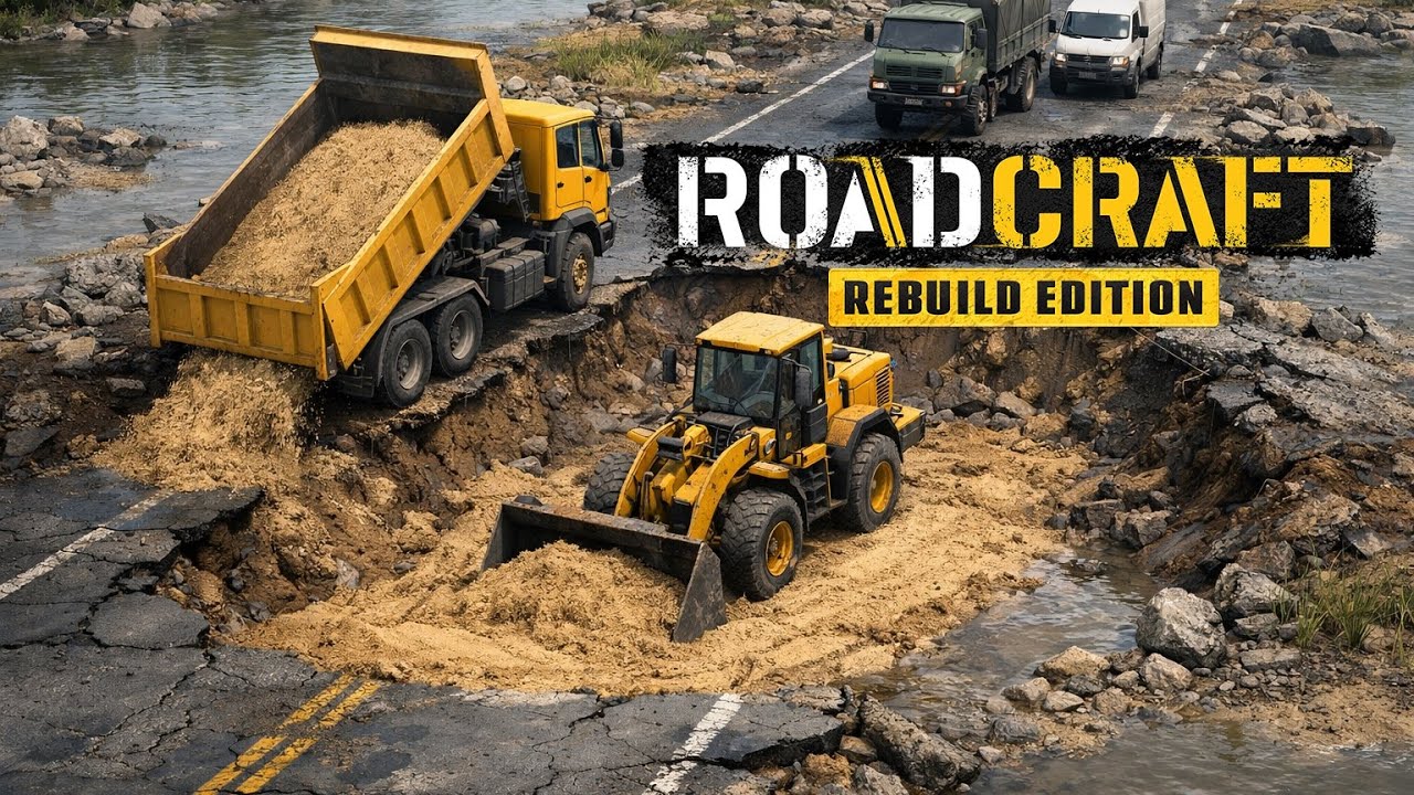 RoadCraft Part 2 – Rebuilding Aftermath & Entering Sunken | Co-Op Gameplay