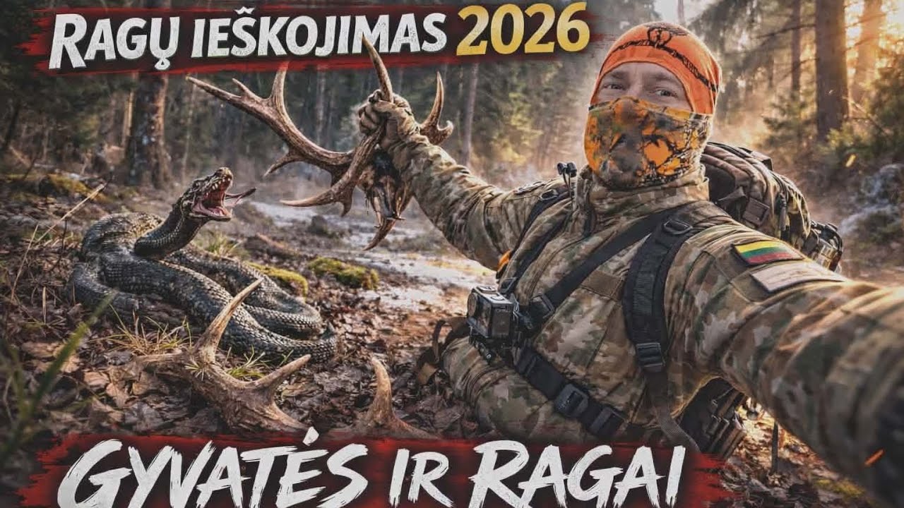 2026 ragų paieškos,tikras pavasaris..gyvatės,erkės ir ragai. :)