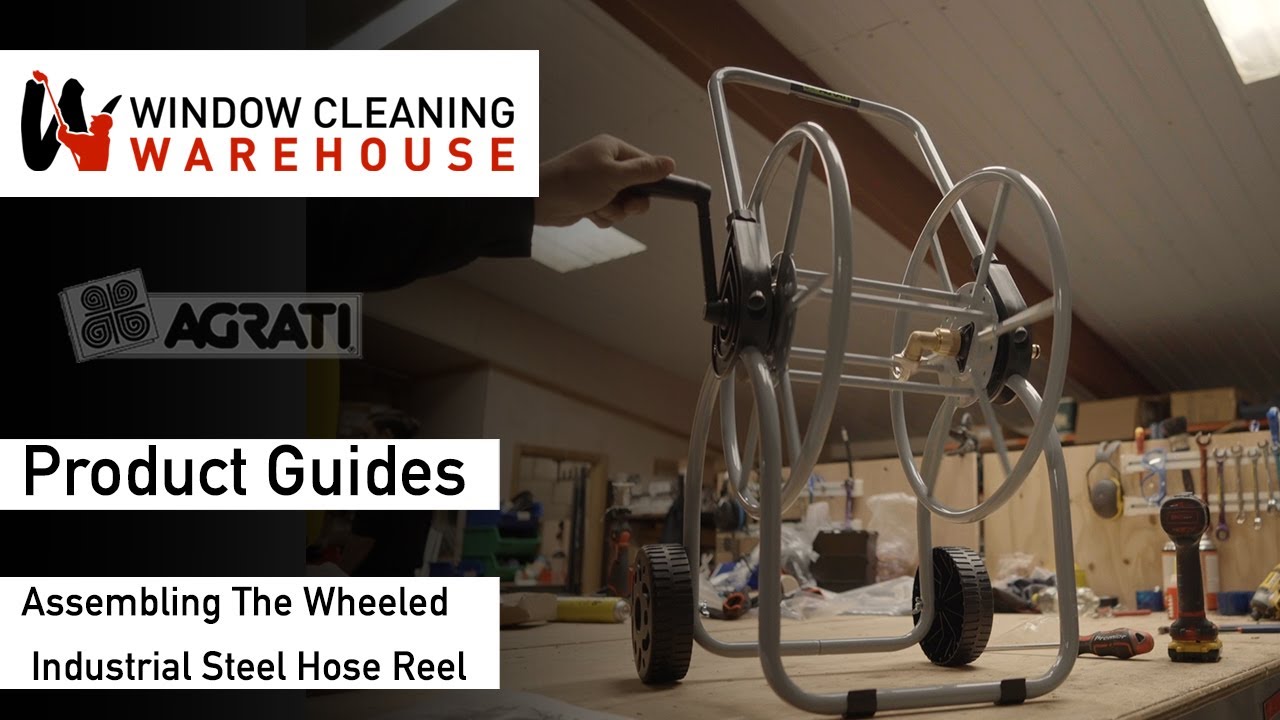 Assembling An Industrial Steel Hose Reel (Wheeled) - Installation Guides | Window Cleaning Warehouse