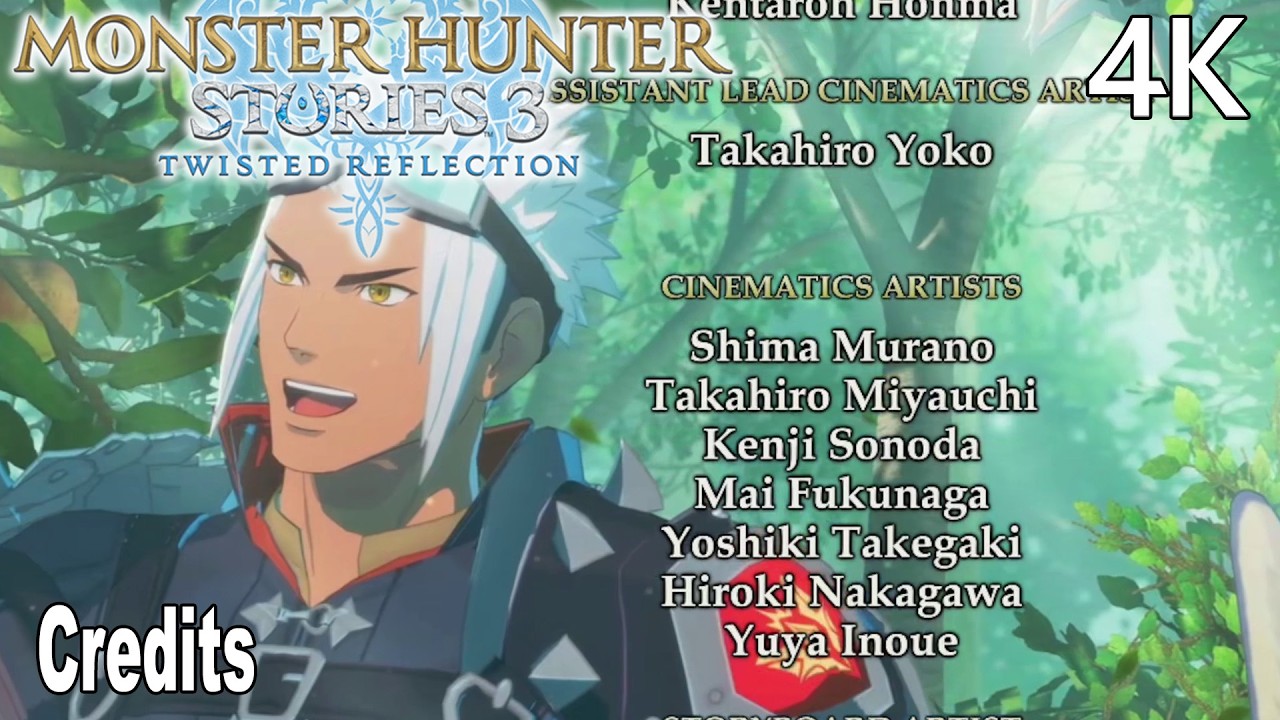 Monster Hunter Stories 3 Twisted Reflection Credits 4K