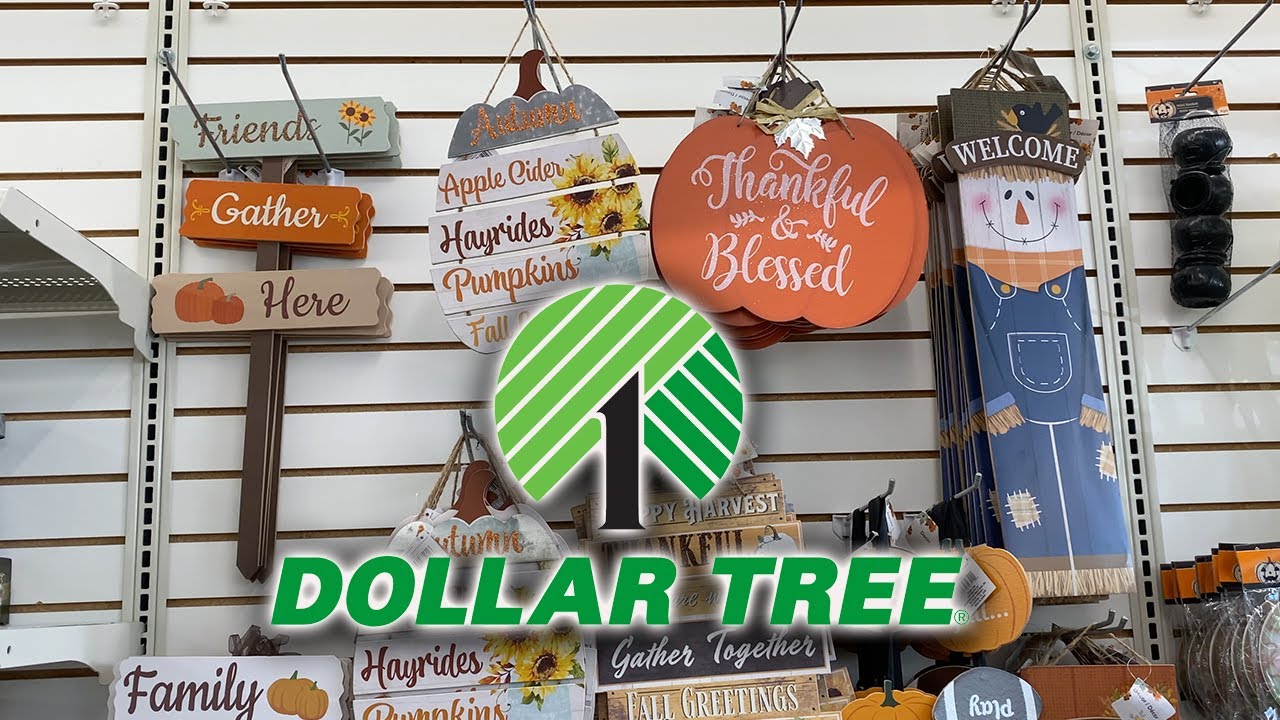 DOLLAR TREE FALL DECOR| A SHORT BROWSE WITH ME OF DOLLAR TREE