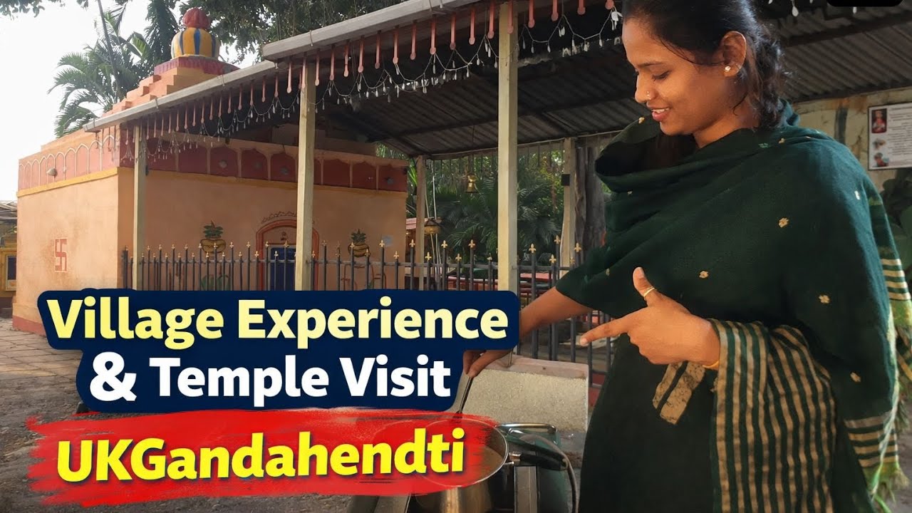 Bharamappa Temple Village Experience🙏 | Our Beautiful Grama Jeevana 😍|ukgandahendti Kannada Vlogs
