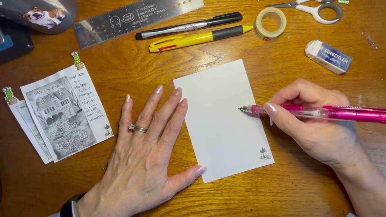 Watch me draw the book I'm currently reading (No Talking)