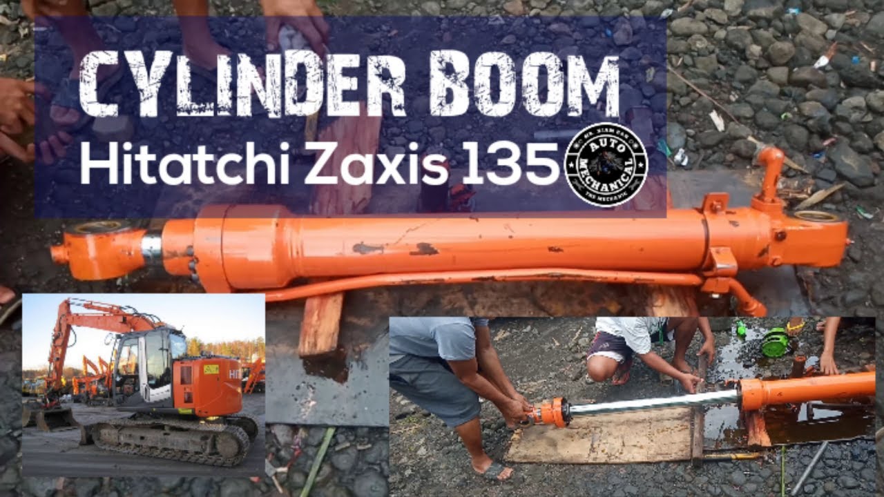 Part 3: MABILISANG PAGKABIT NG PACKING SEAL KIT SA CYLINDER BOOM NG HITACHI ZAXIS 135|XIAM_BAH
