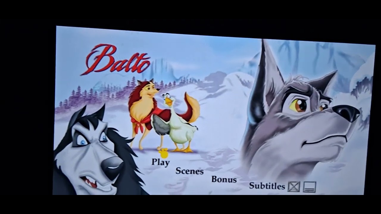 Opening to Balto UK DVD (2002)