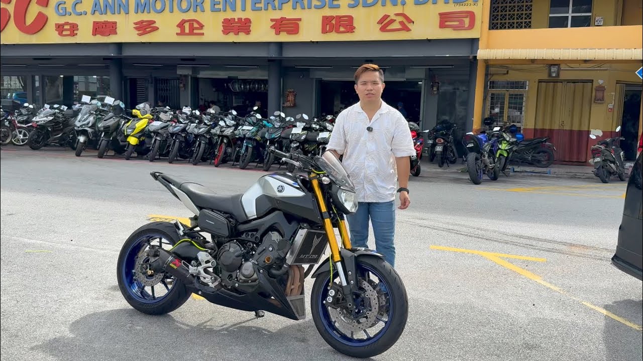 2015 Yamaha MT-09 MT09 V1 Sp Design With Akrapovic Carbon Full System Exhaust “ For Sales ! G.C.ANN