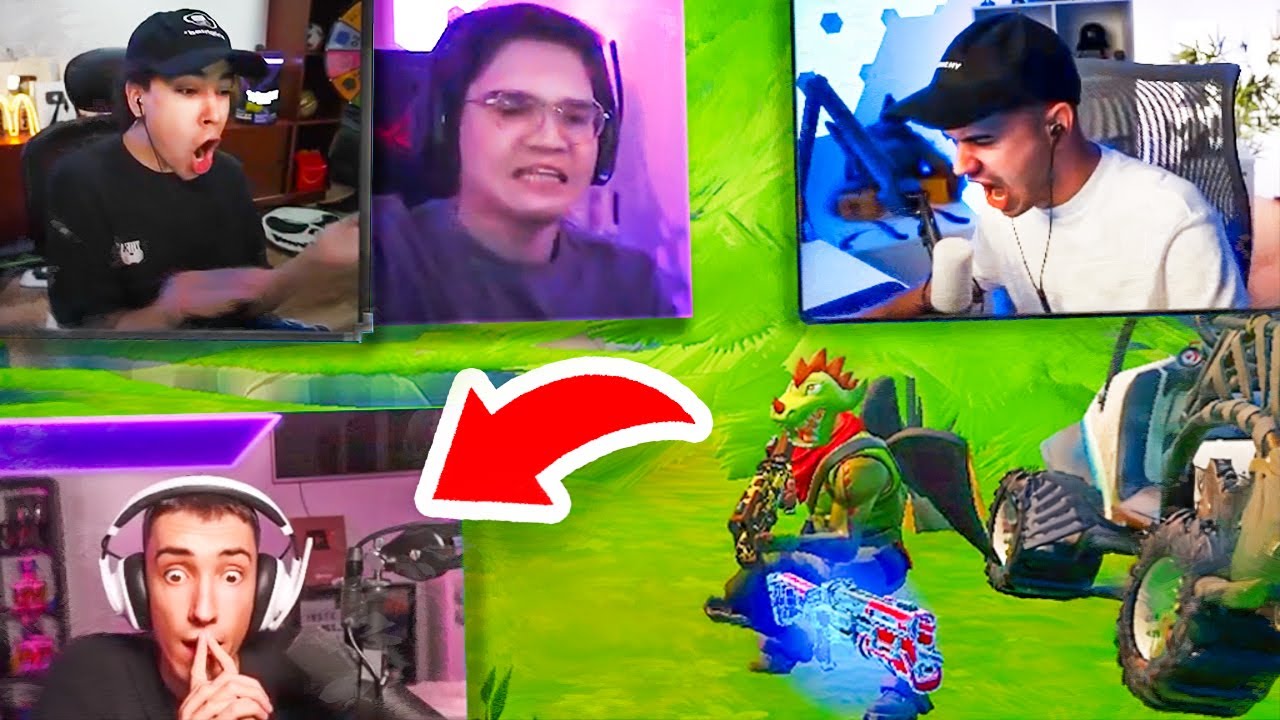 ASÍ REACCIONAN LOS STREAMERS CUANDO sTaXx LOS M4TA EN FORTNITE