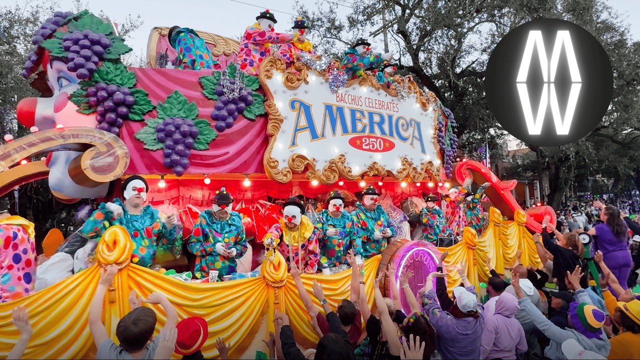 Krewe of Bacchus Parade 2026 (Supercut) | New Orleans Mardi Gras