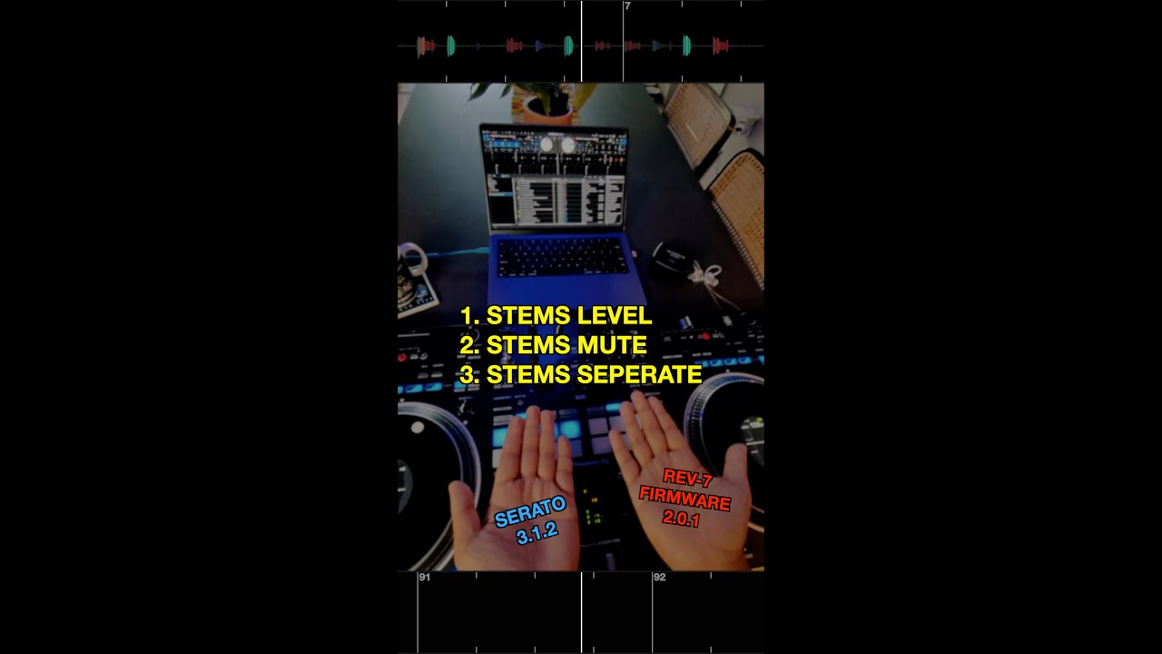 Serato 3.1.2 Stems update w/ the Pioneer Rev-7 #dj #music #vlog
