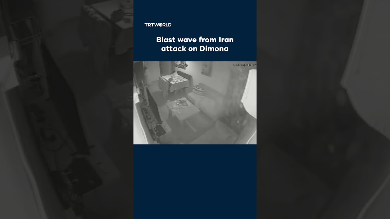 Impact of Iranian attack on Israel&rsquo;s Dimona caught on home camera