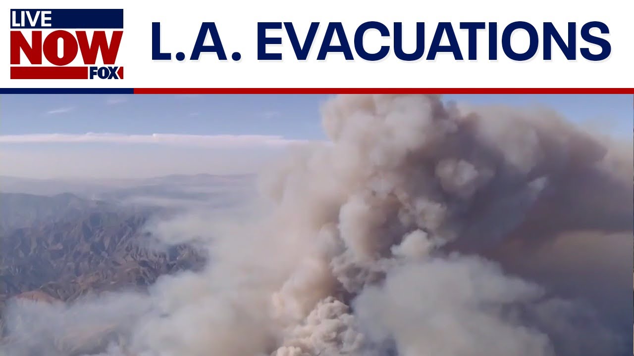 LA's Canyon fires burns 1,000+ acres, forces evacuations | LiveNOW from FOX