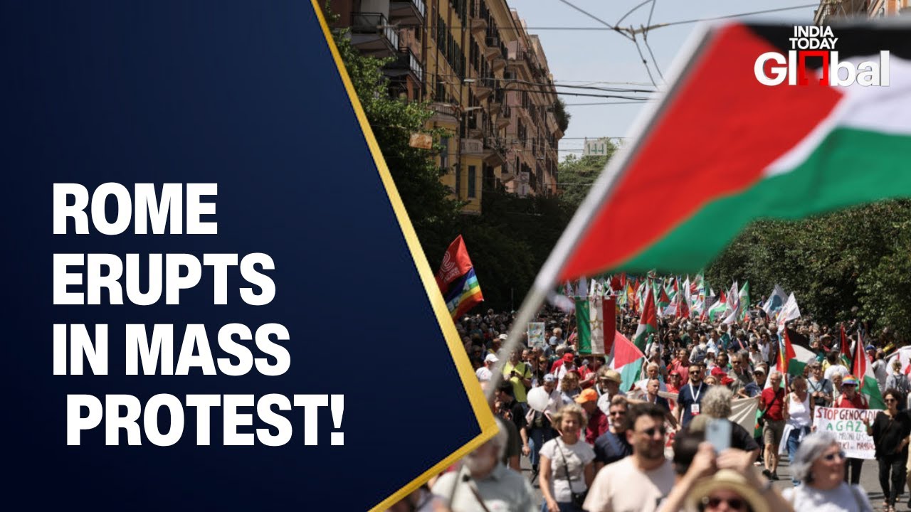 LIVE: Thousands Rally in Rome as Italians Show Solidarity With Gaza | Thunberg, Albanese to Join