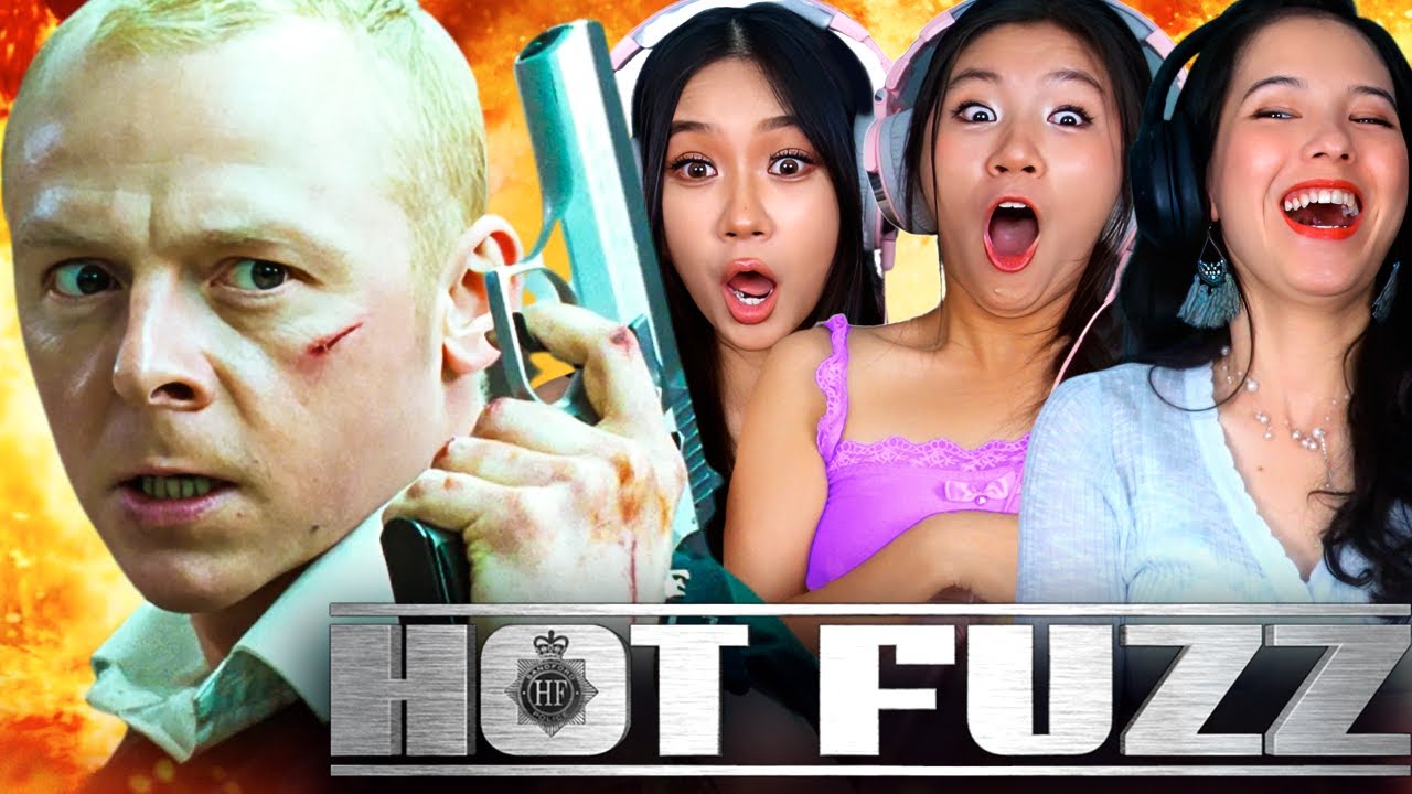 Foreign Girls React | Hot Fuzz | First Time Watch