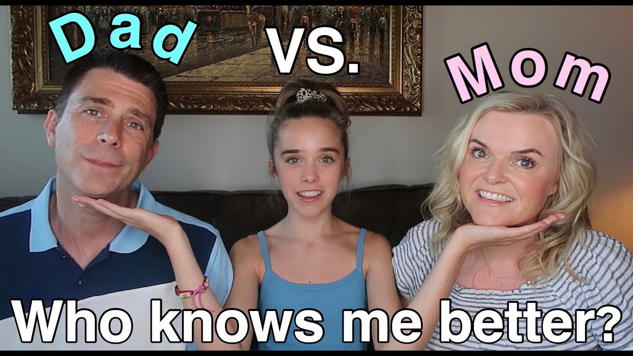 Who KNOWS me Better CHALLENGE? (Mom VS. Dad)