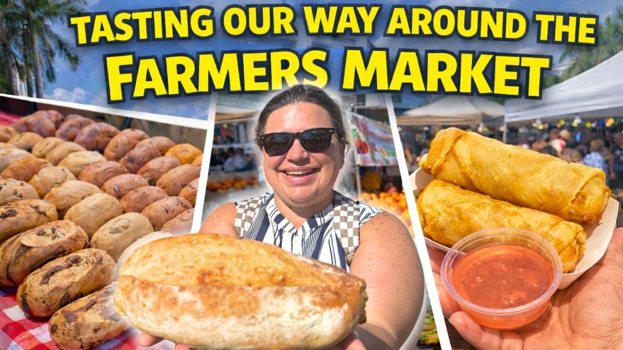 Farmers Market Food Tour | Tasting Delicious Fresh Bread, Citrus & Local Florida Finds