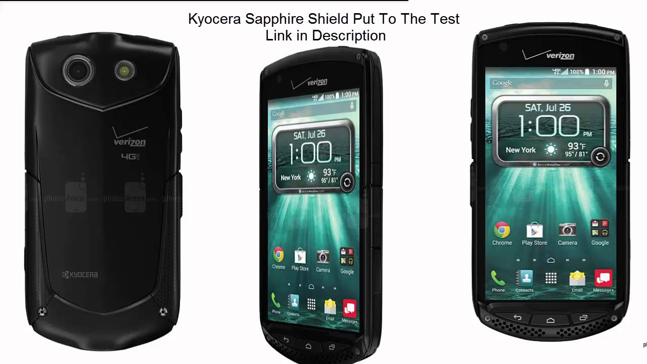 Kyocera Sapphire Shield Tested with Granite