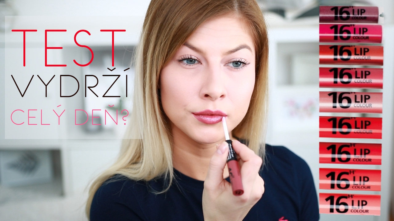 TEST Vydrží? 16H LIP COLOUR | Lenka