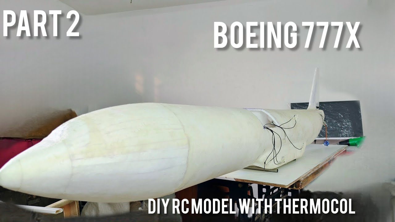 We Built a Giant Remote Control Boeing 777X part 2|RC INDIA