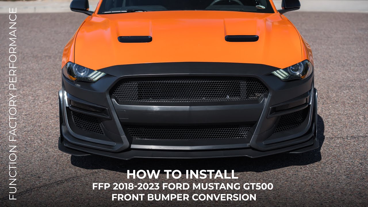 Преобразите свой Mustang! Установка переднего бампера GT500 (2018–2023) | Руководство FFP