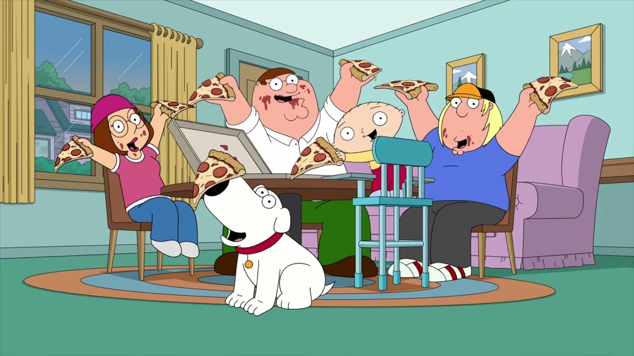Family Guy - 1980s-Style Pizza Commercial
