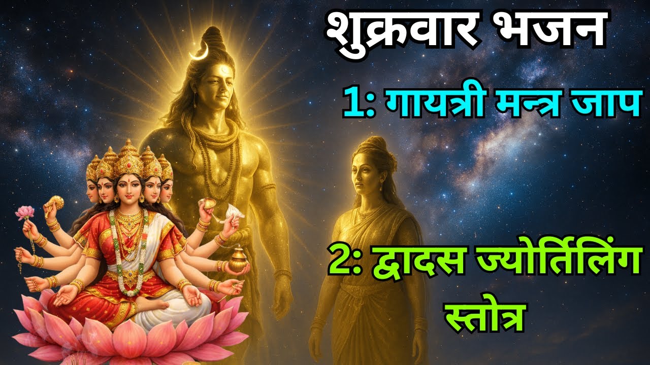 “ब्रह्मतेज से महातत्त्व तक : गायत्री साधना एवं द्वादश ज्योतिर्लिंग स्तुति” #bhakti #bhajan