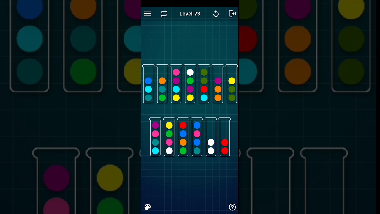 Ball Sort Puzzle - Color Sorting Games Level 73 Walkthrough Solution Android/iOS
