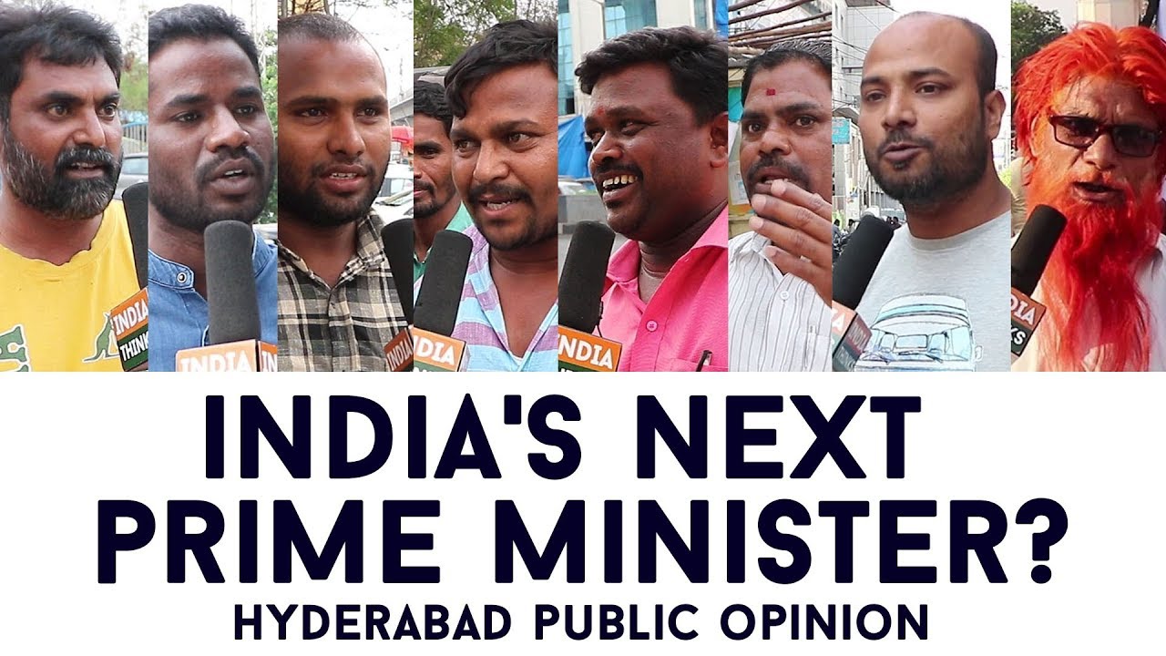 India's Next PM? Hyderabad Public Opinion | Elections 2019 | IndiaThinks | Nishan Chilkuri reports