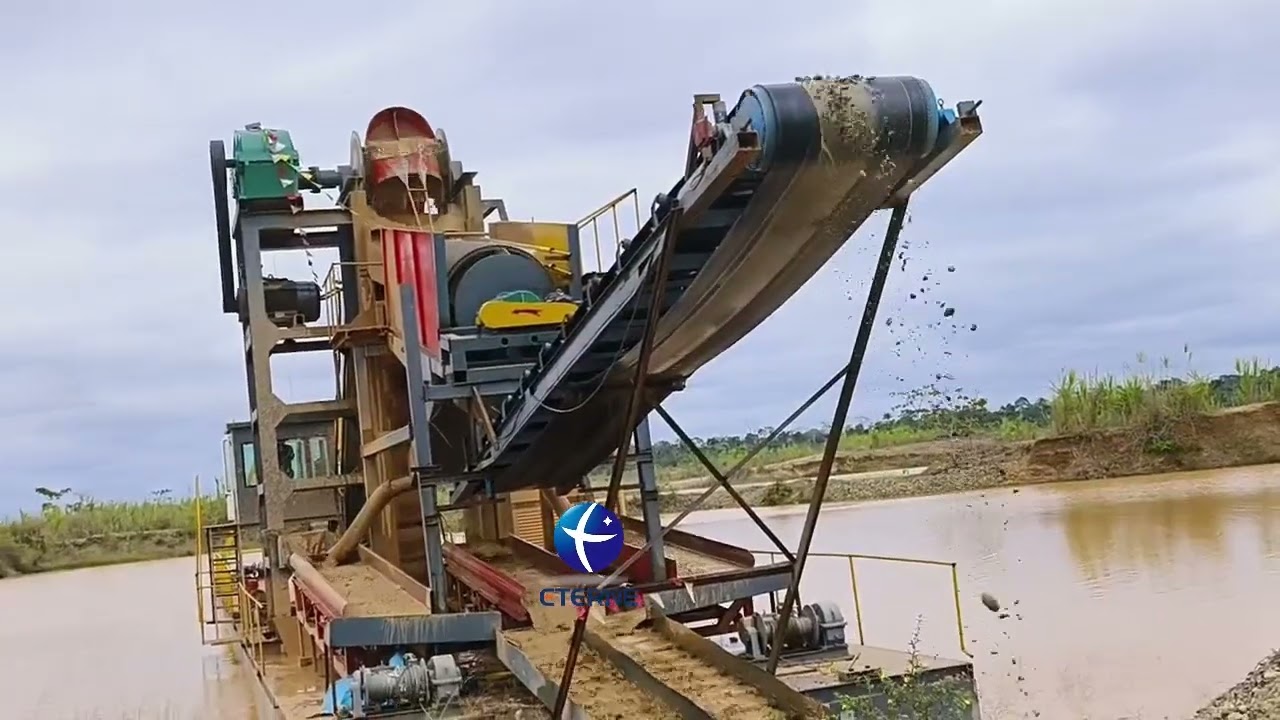 ETERNE Chain Bucket Dredger 150 m3/h 20 m dredging depth
