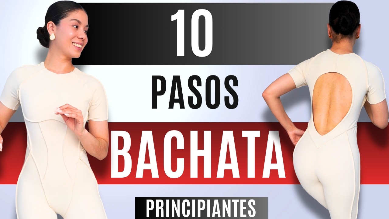10 PASOS BÁSICOS de BACHATA para BAILAR SOLO (PASO A PASO) Parte 2 | Pau Andrea
