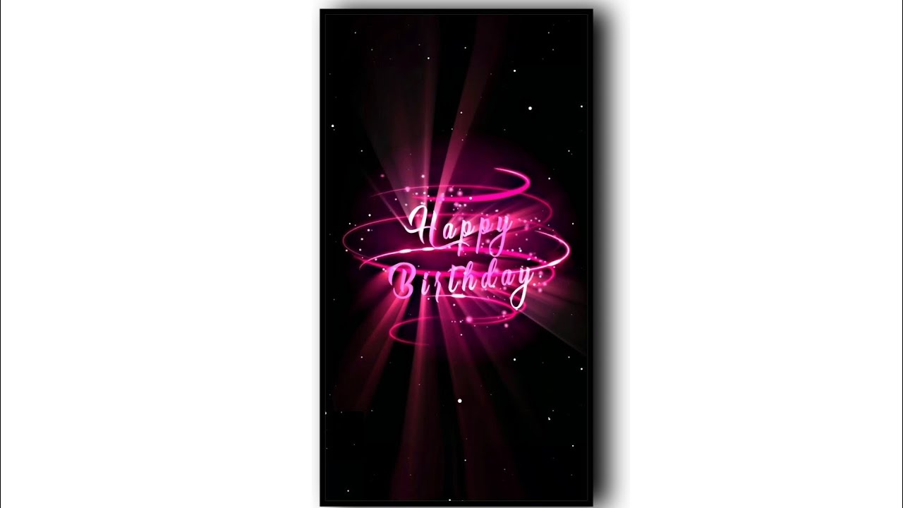 #blackscreen_for_kinemaster #kinemaster_background_video Happy Birthday Black Screen Template Video