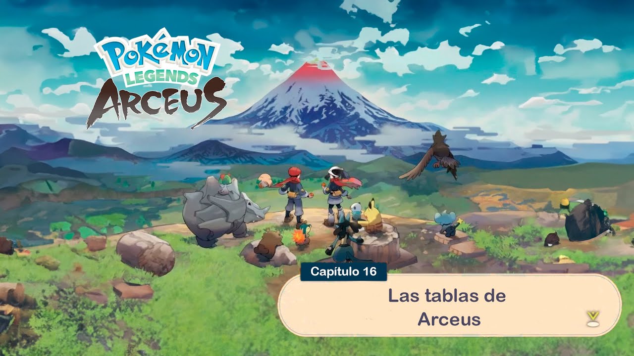 Pokémon Legends Arceus Cap 16: Las tablas de Arceus  