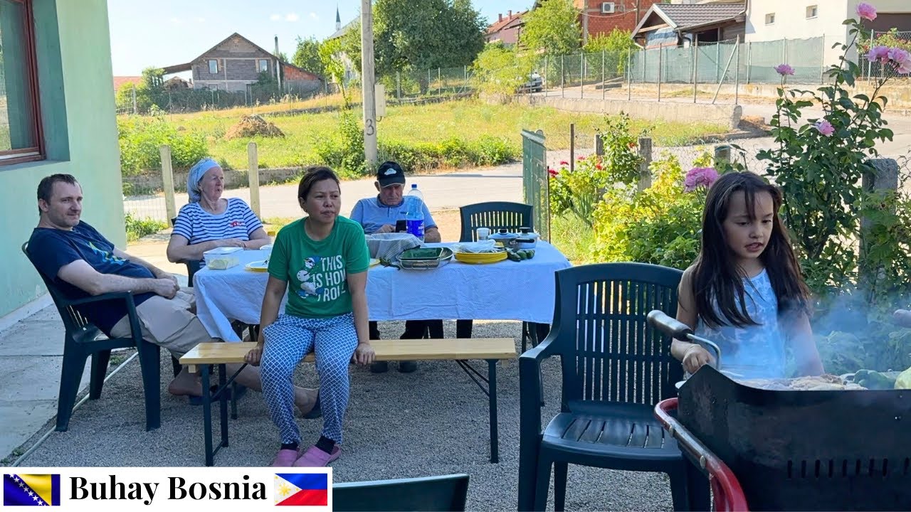 Roštilj s porodicom prije putovanja na Filipine Bbq with family before we travel to the Philippines