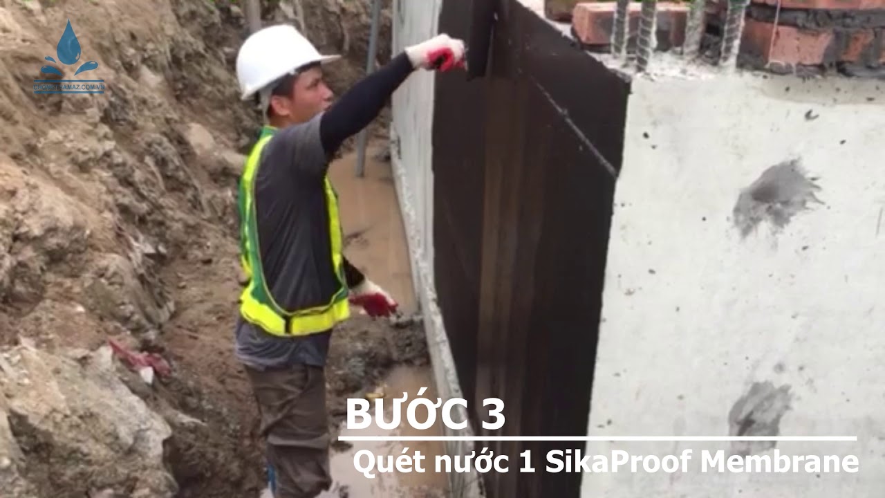 Quy trình xử lý chống thấm tường ngoài tầng hầm|Chống thấm AZ