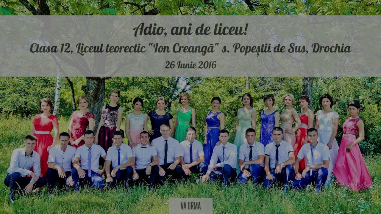 Balul de absolvire 2016 Popestii de Sus