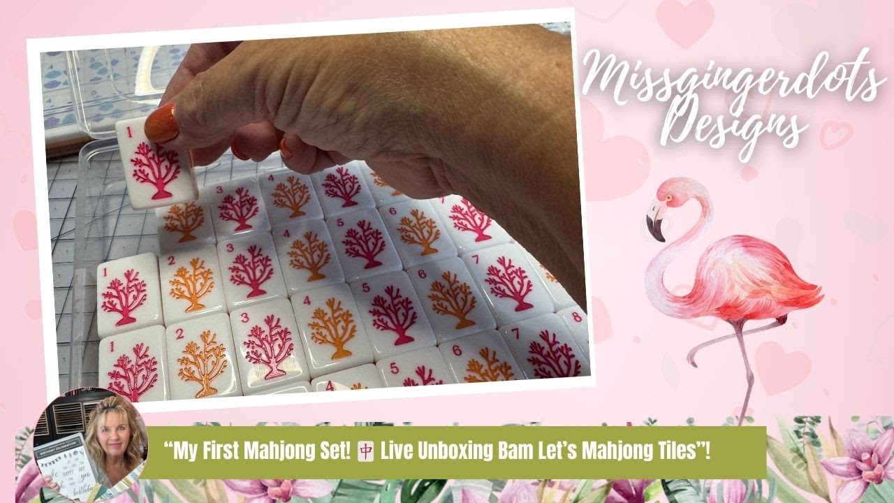 “My First Mahjong Set! 🀄️ Live Unboxing Bam Let’s Mahjong Tiles”